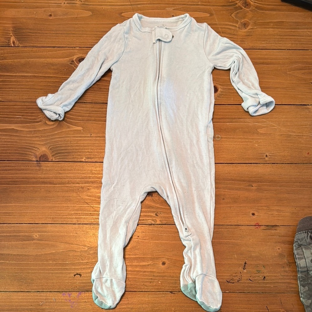 Cloud island 6-9 month footed pjs light‎ blue